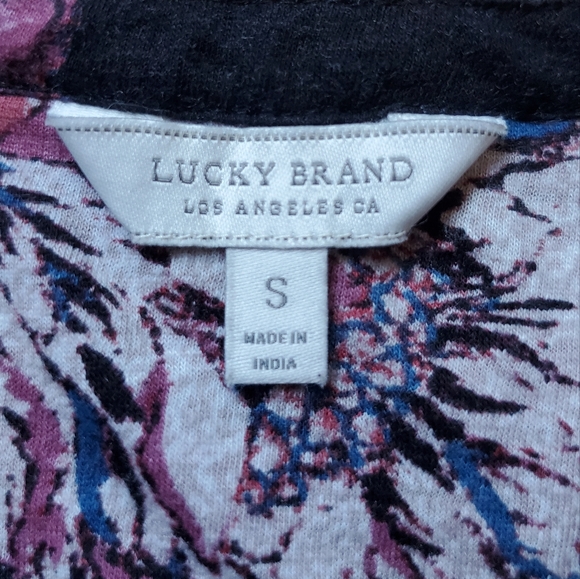 Lucky Brand Woman's Long Sleeve Floral Blouse Size S. - Picture 5 of 6